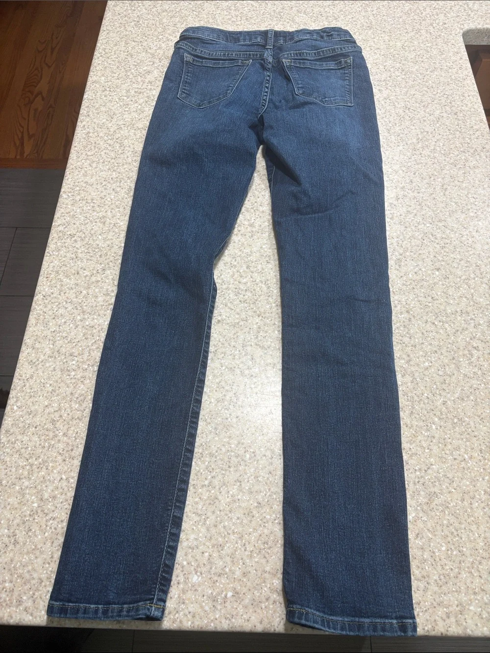 Gap girls 14 super stretch skinny jeans dark wash with adjustable waist